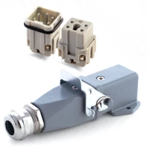 سوکت 4 پین مادگی 90 درجه مدل HDC-HA-004-3