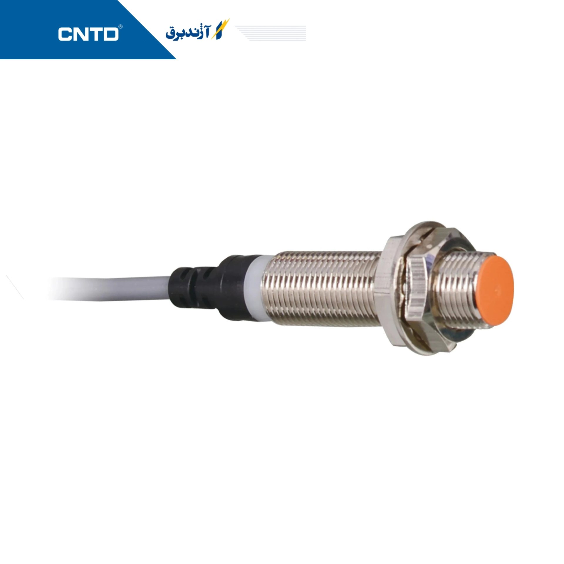 سنسور القایی استوانه ای قطر 12mm فاصله دید 2mm خروجی NPN NC